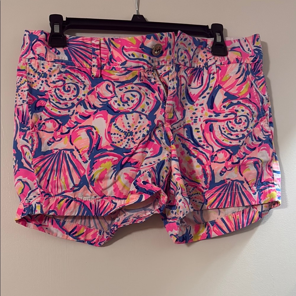 Lilly Pulitzer Pink and Blue Callahan Shorts